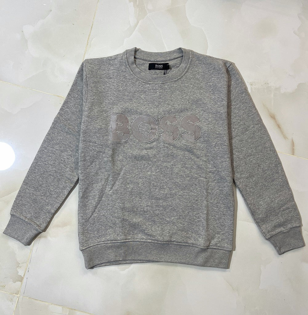 Women BS Heat Gray Premium Sweatshirt – Soft Fleece, Winter Wear, Casual Comfort