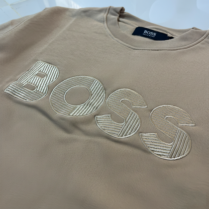 BS Sand Beige Premium Sweatshirt – Soft Fleece, Winter Wear, Casual Comfort