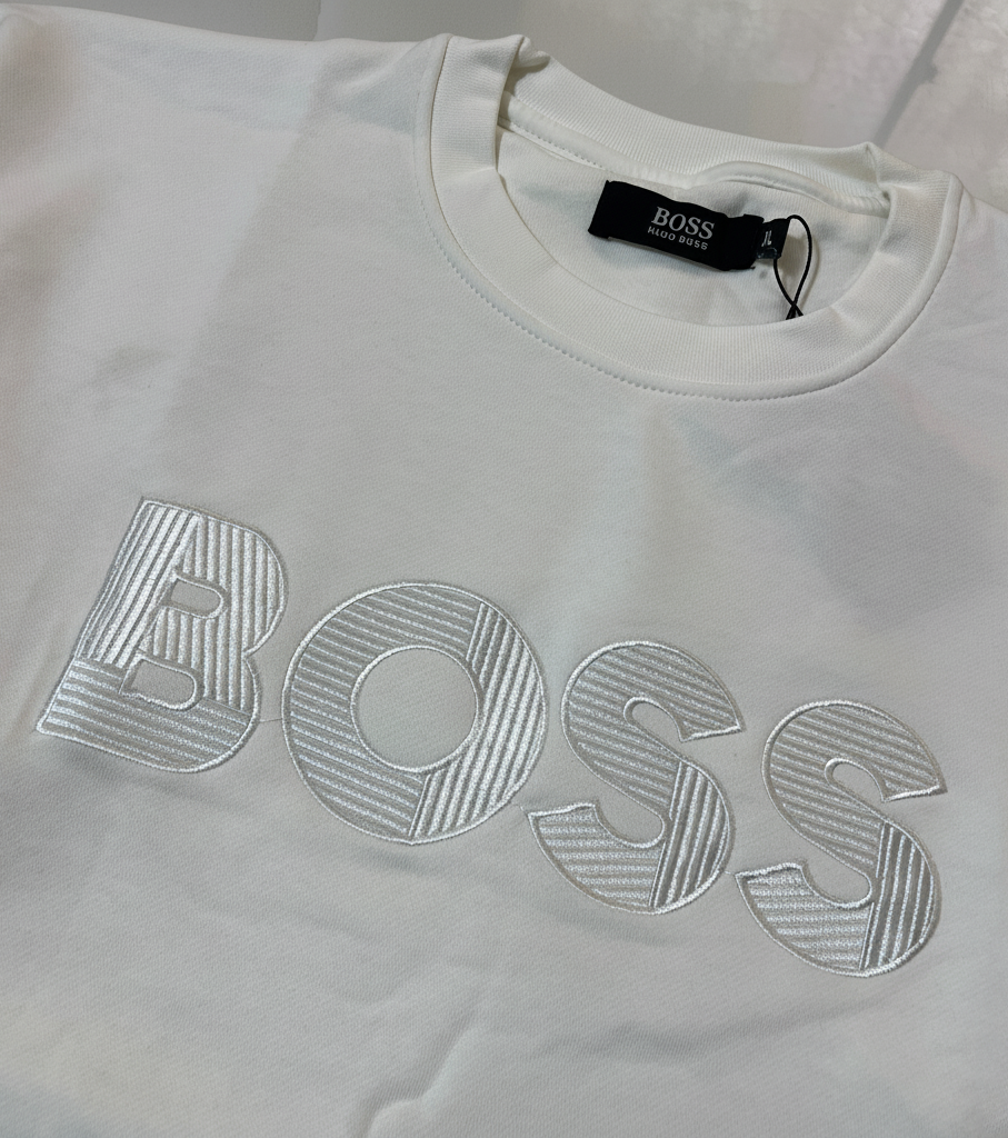 Women BS White Premium Sweatshirt – Soft Fleece, Winter Wear, Casual Comfort