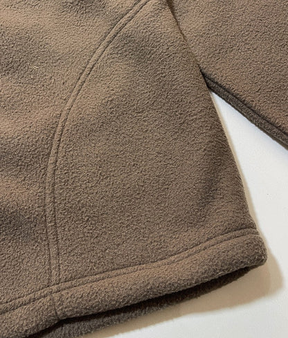 Brown Full-Zip Polar Fleece Jacket