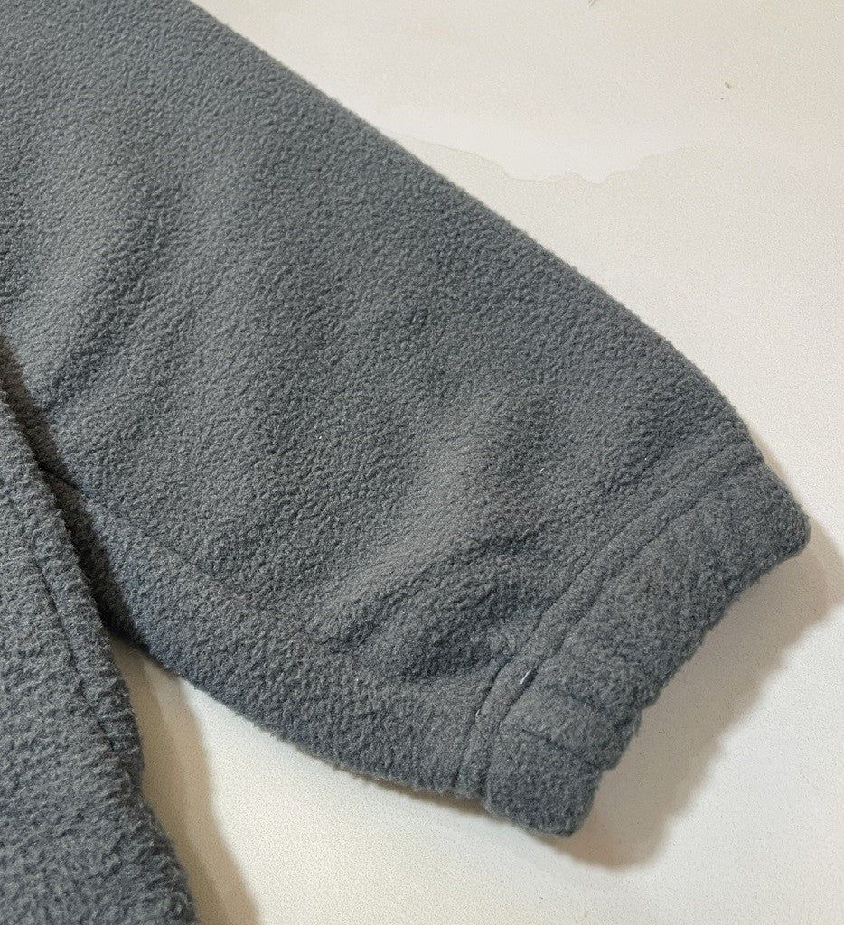 Grey Full-Zip Polar Fleece Jacket