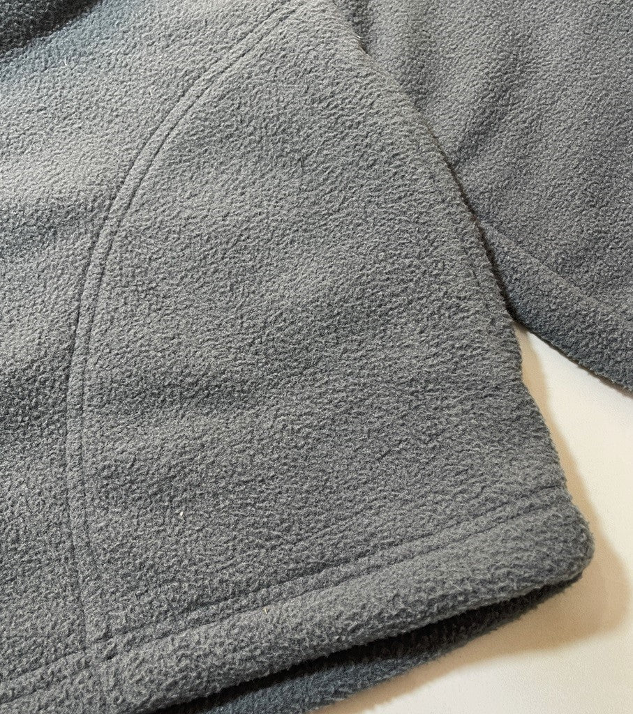 Grey Full-Zip Polar Fleece Jacket