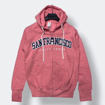 Premium Unisex Indigo White Fleece Zip Hoodie  Monterey California Print