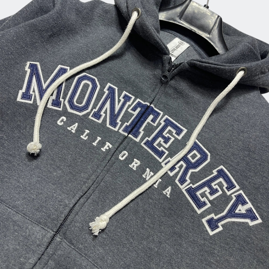 Premium Unisex Fleece Zip Hoodie  Monterey California Print