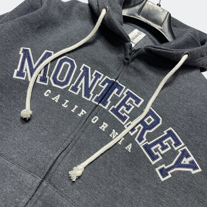 Premium Unisex Fleece Zip Hoodie  Monterey California Print