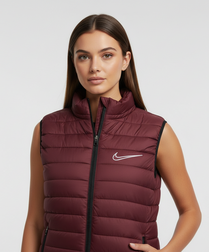 Premium Blue Puffer Bodywarmer for Women