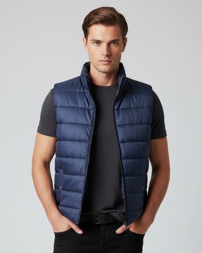 Premium Black Puffer Bodywarmer for Men