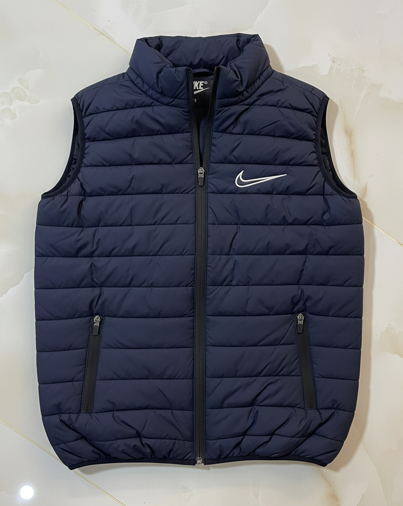 Premium Blue Puffer Bodywarmer for Women