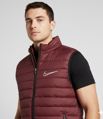 Premium Blue Puffer Bodywarmer for Men